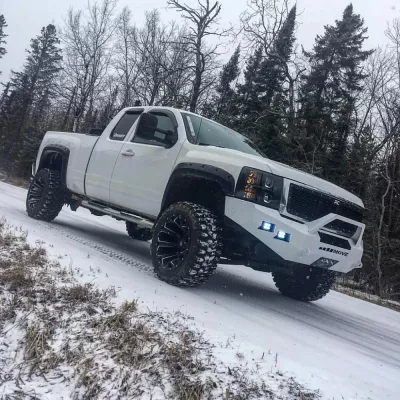 CHEVY 1500 2007.5-2013 with CLASSIC FRONT Weld It Yourself STANDARD installed