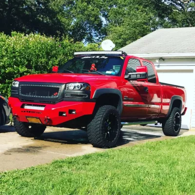 GMC 2500-3500HD 2003-2007 with CLASSIC FRONT Weld It Yourself STANDARD installed