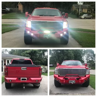 CHEVY 2500-3500HD 2007.5-2010 with CLASSIC FRONT Weld It Yourself Offroad installed