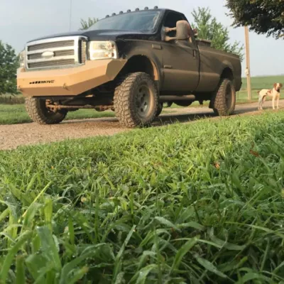 FORD F250-350 2005-2007 with CLASSIC FRONT Weld It Yourself STANDARD installed
