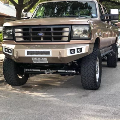 FORD F250-350 1992-1998 with CLASSIC FRONT Weld It Yourself STANDARD installed