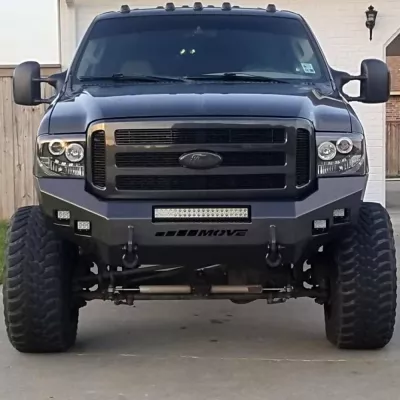FORD F250-350 2005-2007 with CLASSIC FRONT Weld It Yourself STANDARD installed