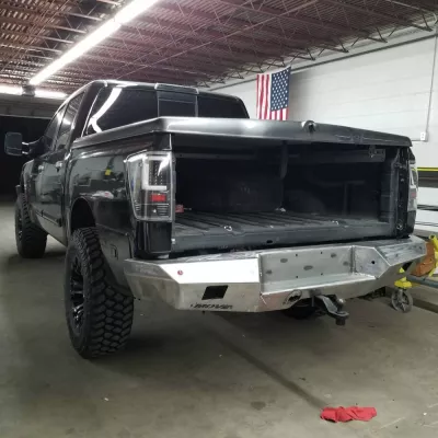 NISSAN TITAN 2003-2015 with PRECISION REAR Weld It Yourself STANDARD installed