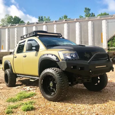 NISSAN TITAN 2003-2015 with CLASSIC FRONT Weld It Yourself STANDARD installed