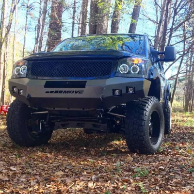 NISSAN TITAN 2003-2015 with CLASSIC FRONT Weld It Yourself STANDARD installed