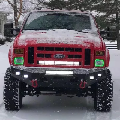 FORD F250-350 2008-2010 with CLASSIC FRONT Weld It Yourself STANDARD installed