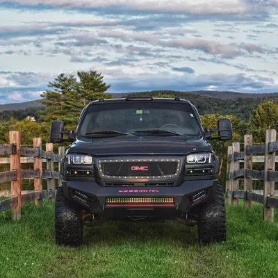 GMC 2500-3500HD 2003-2007 with PRECISION FRONT Weld It Yourself STANDARD installed