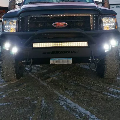 FORD F250-350 1999-2004 with CLASSIC FRONT W.I.Y.KIT STANDARD installed