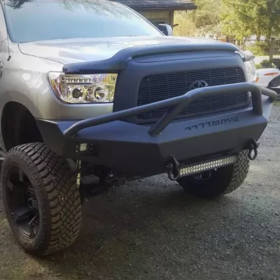TOYOTA TUNDRA 2007-2013 with PRECISION FRONT Weld It Yourself STANDARD installed