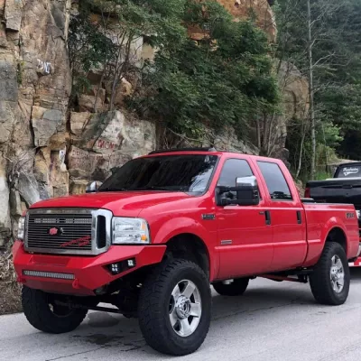 FORD F250-350 2005-2007 with PRECISION FRONT Weld It Yourself STANDARD installed