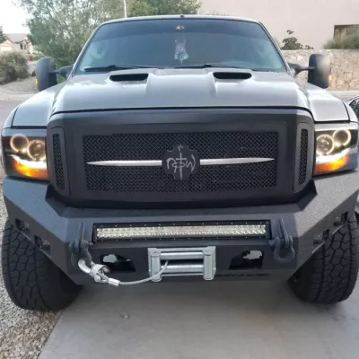 FORD F250-350 2005-2007 with CLASSIC FRONT Weld It Yourself Offroad installed