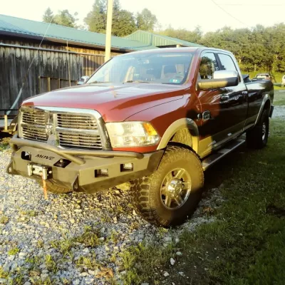 DODGE 2500-3500 2010-2018 with CLASSIC FRONT Weld It Yourself Offroad installed