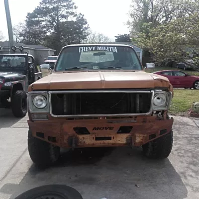 CHEVY FULL SIZE BLAZER 1973-1980 with CLASSIC FRONT Weld It Yourself Offroad installed