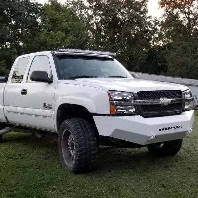 CHEVY 2500-3500HD 2003-2007 with CLASSIC FRONT Weld It Yourself STANDARD installed