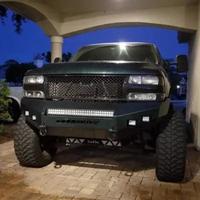 CHEVY 2500-3500HD 1999-2002 with CLASSIC FRONT Weld It Yourself STANDARD installed