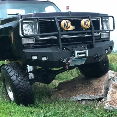 GMC 2500-3500HD 1973-1980 with CLASSIC FRONT Weld It Yourself Offroad installed