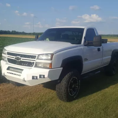CHEVY 2500-3500HD 2003-2007 with CLASSIC FRONT Weld It Yourself STANDARD installed