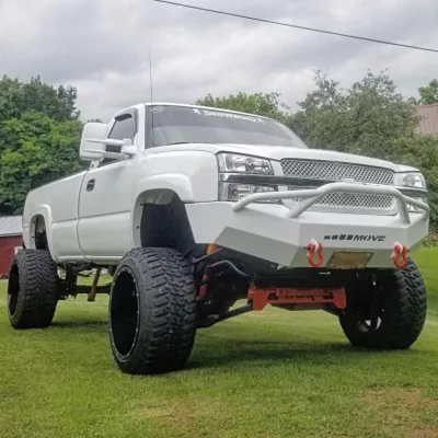 CHEVY 2500-3500HD 2003-2007 with CLASSIC FRONT Weld It Yourself STANDARD installed