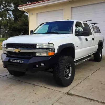 CHEVY 2500-3500HD 1999-2002 with CLASSIC FRONT Weld It Yourself STANDARD installed
