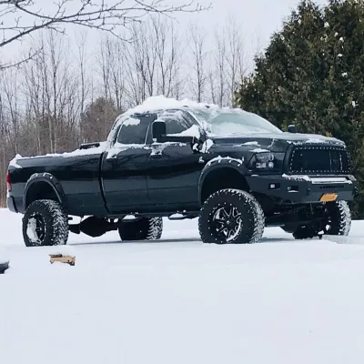 DODGE 2500-3500 2010-2018 with CLASSIC FRONT Weld It Yourself STANDARD installed