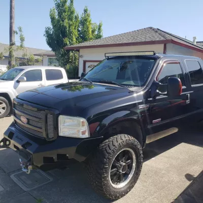 FORD F250-350 2005-2007 with CLASSIC FRONT Weld It Yourself Offroad installed