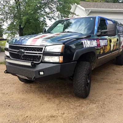 CHEVY 1500HD 2003-2007 with CLASSIC FRONT Weld It Yourself STANDARD installed