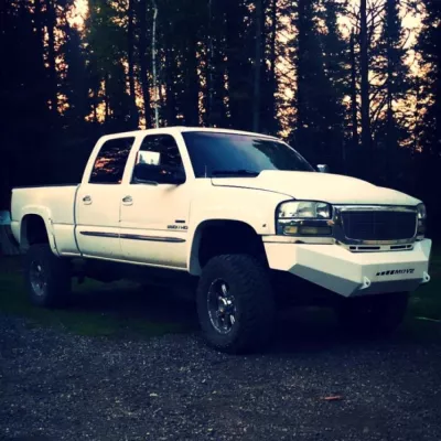 GMC 2500-3500HD 2003-2007 with CLASSIC FRONT Weld It Yourself STANDARD installed