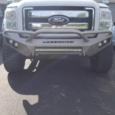 FORD F250-350 2011-2016 with PRECISION FRONT W.I.Y.KIT STANDARD installed