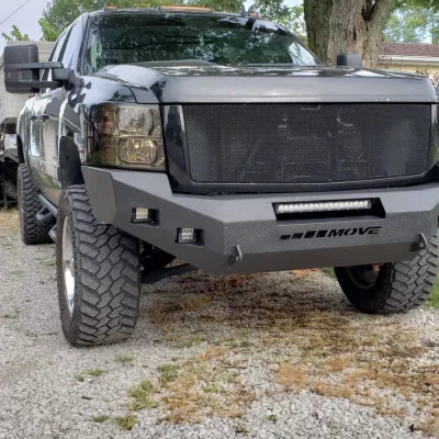 CHEVY 2500-3500HD 2007.5-2010 with CLASSIC FRONT Weld It Yourself STANDARD installed