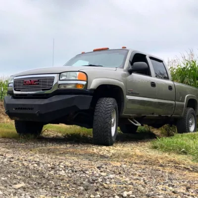 GMC 2500-3500HD 2003-2007 with CLASSIC FRONT Weld It Yourself STANDARD installed