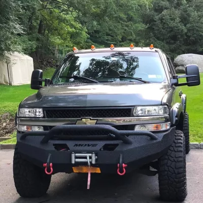 CHEVY 2500-3500HD 1999-2002 with CLASSIC FRONT Weld It Yourself Offroad installed