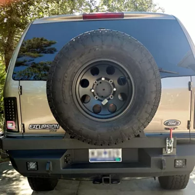 FORD EXCURSION 1999-2004 with CLASSIC REAR Weld It Yourself STANDARD installed