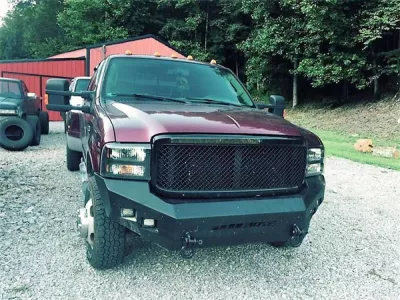 FORD F250-350 2005-2007 with CLASSIC FRONT Weld It Yourself STANDARD installed
