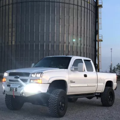 CHEVY 2500-3500HD 2003-2007 with CLASSIC FRONT Weld It Yourself Offroad installed