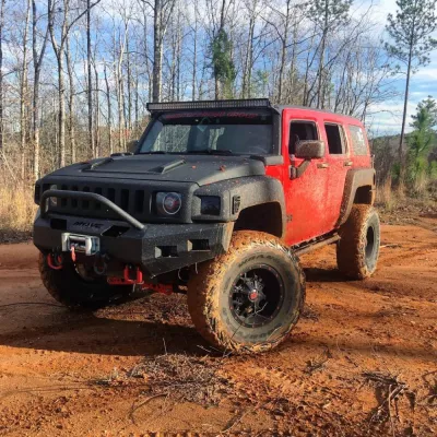 HUMMER H3 2005-2010 with CLASSIC FRONT Weld It Yourself Offroad installed