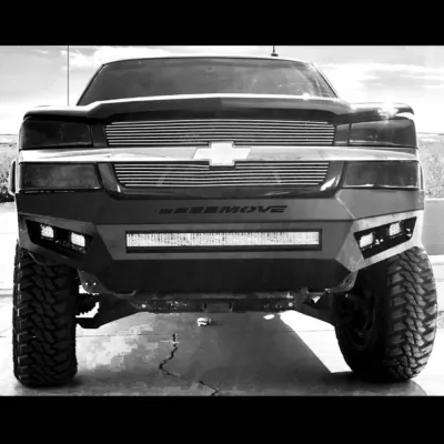 CHEVY 2500-3500HD 2003-2007 with PRECISION FRONT Weld It Yourself STANDARD installed