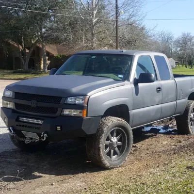 CHEVY 1500 2003-2007 with CLASSIC FRONT Weld It Yourself STANDARD installed