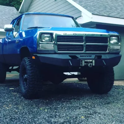 DODGE 150-250-350 1981-1993 with CLASSIC FRONT Weld It Yourself Offroad installed