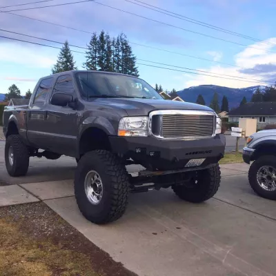 FORD F250-350 1999-2004 with CLASSIC FRONT W.I.Y.KIT STANDARD installed