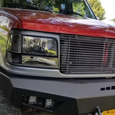 FORD F250-350 1992-1998 with PRECISION FRONT Weld It Yourself STANDARD installed