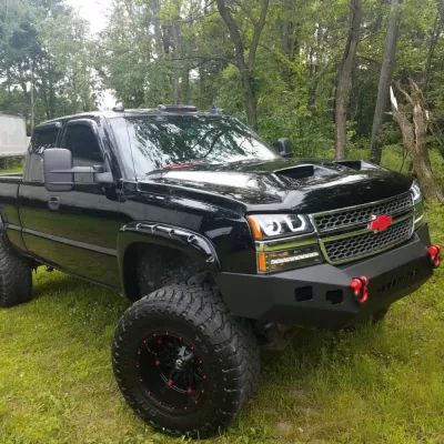 CHEVY 2500-3500HD 2003-2007 with CLASSIC FRONT Weld It Yourself STANDARD installed