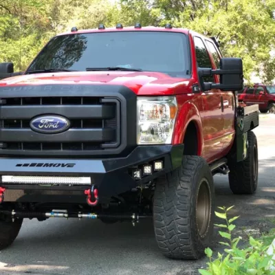 FORD F250-350 2011-2016 with PRECISION FRONT W.I.Y.KIT STANDARD installed