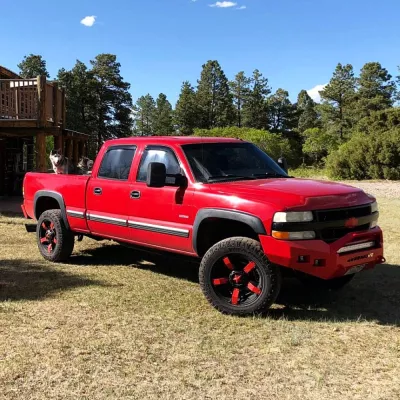 CHEVY 2500-3500HD 1999-2002 with CLASSIC FRONT Weld It Yourself STANDARD installed