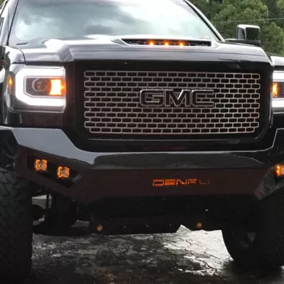 GMC 2500-3500HD 2015-2019 with PRECISION FRONT Weld It Yourself STANDARD installed