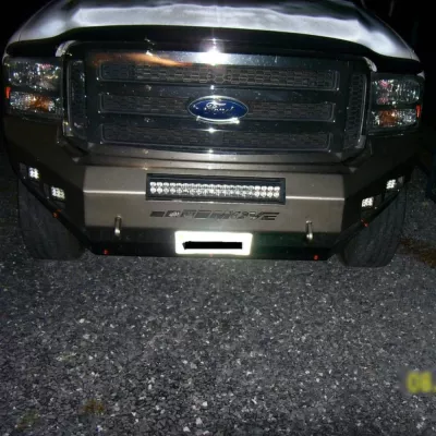 FORD F250-350 2005-2007 with CLASSIC FRONT Weld It Yourself STANDARD installed