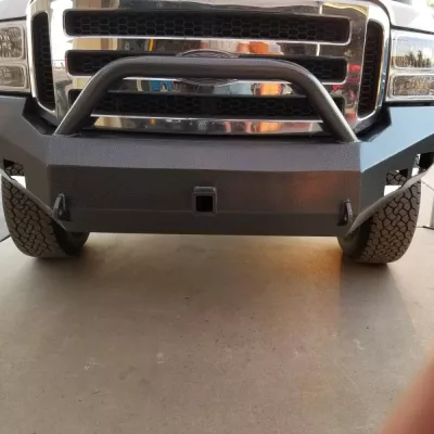 FORD F250-350 2005-2007 with CLASSIC FRONT Weld It Yourself STANDARD installed