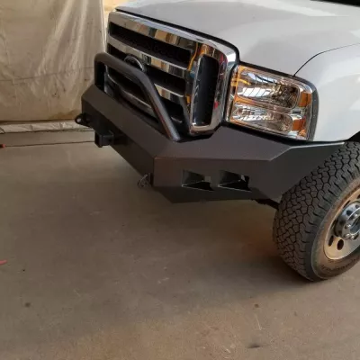 FORD F250-350 2005-2007 with CLASSIC FRONT Weld It Yourself STANDARD installed