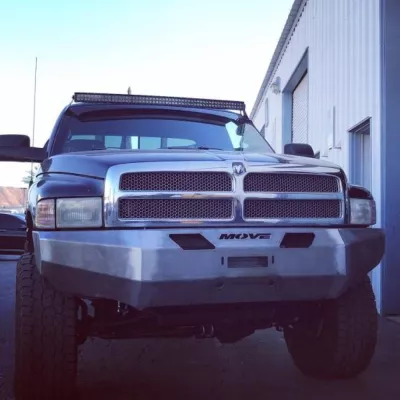 DODGE 2500-3500 1994-2002 with CLASSIC FRONT Weld It Yourself Offroad installed