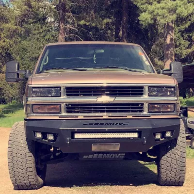 CHEVY 1500 1988-1998 with PRECISION FRONT Weld It Yourself STANDARD installed