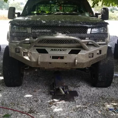 CHEVY 2500-3500HD 2003-2007 with CLASSIC FRONT Weld It Yourself Offroad installed